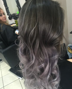 Ombré Grey Lilac